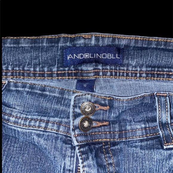 Blue jeans with 🍊orange 🍊stars on the back !!! - Picture 4 of 4